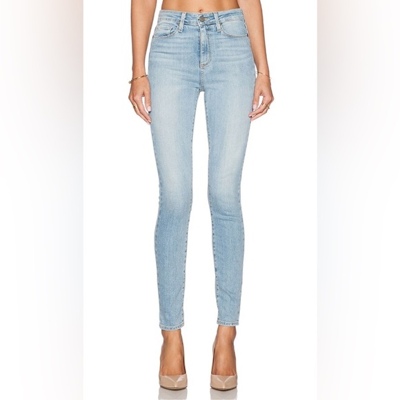 Paige Margot Skinny Loren Jeans High Rise Light Wash Blue - Picture 1 of 7